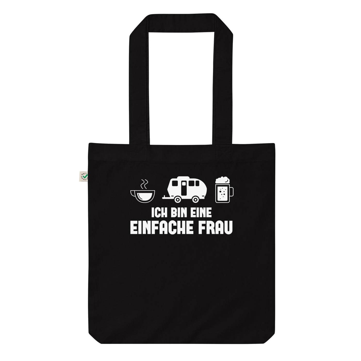 Ich Bin Eine Einfache Frau 2 - Organic Einkaufstasche camping