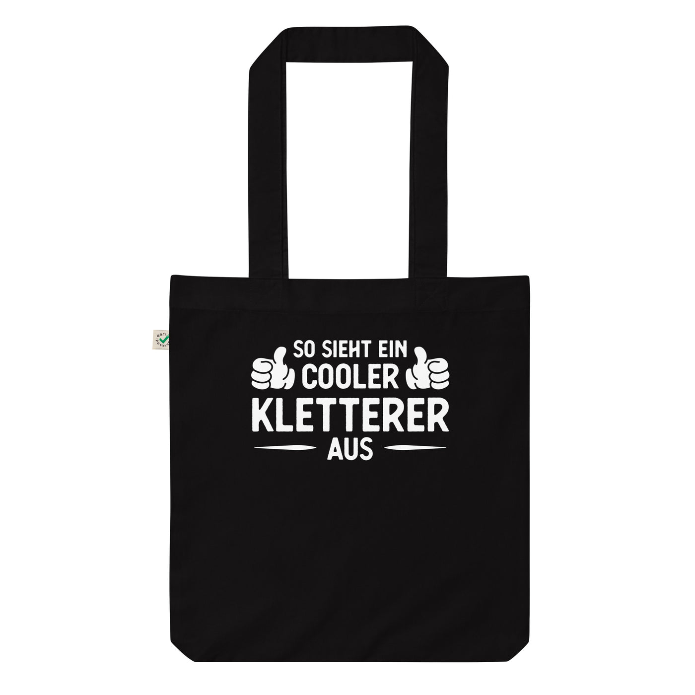 So Sieht Ein Cooler Kletterer Aus - Organic Einkaufstasche klettern