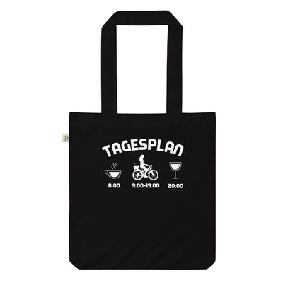 Tagesplan - Organic Einkaufstasche fahrrad