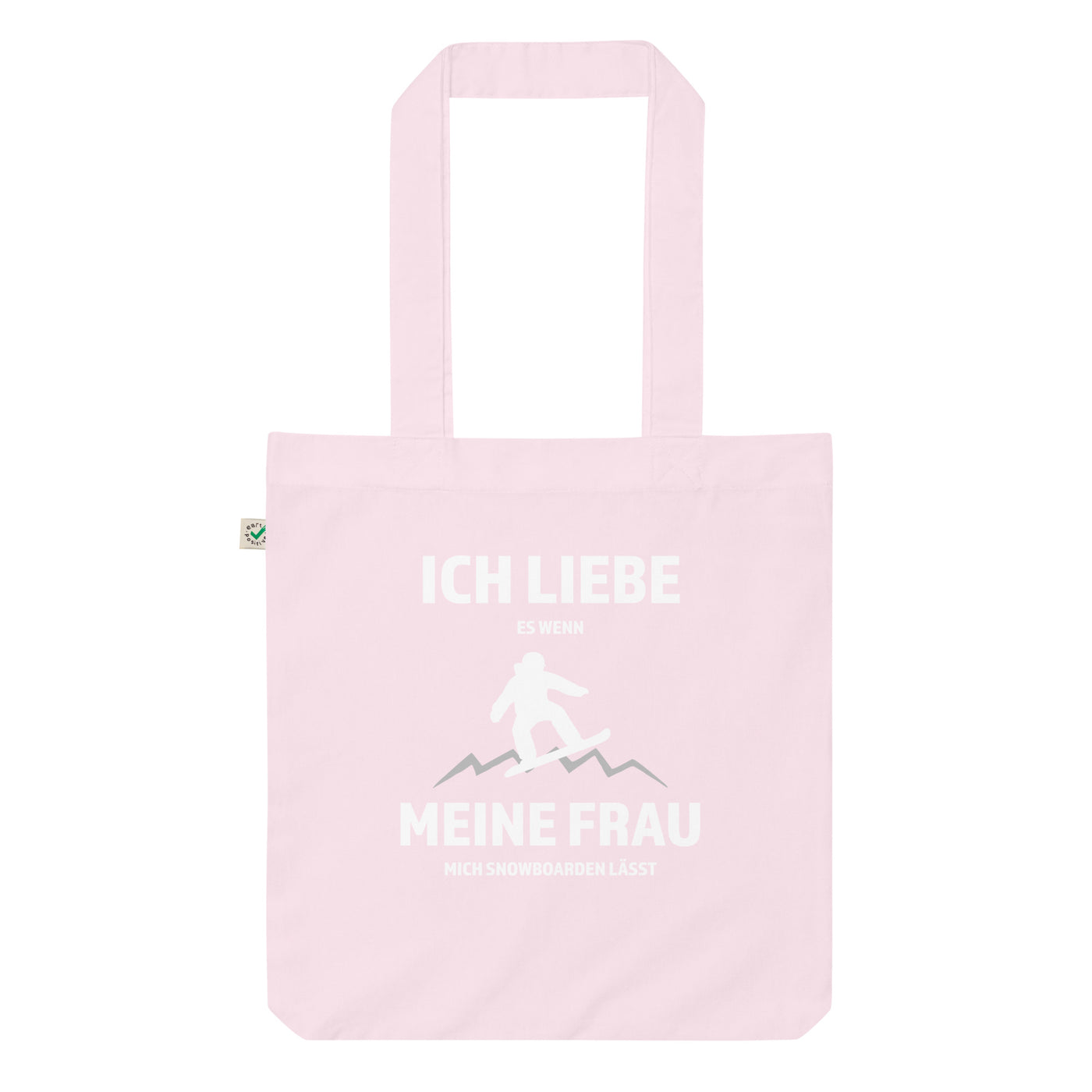 Ich Liebe Meine Frau - Snowboarden - Organic Einkaufstasche snowboarden