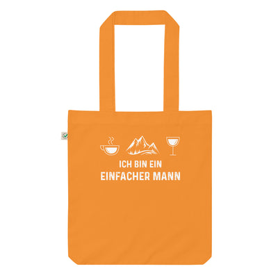 Ich Bin Ein Einfacher Mann - Organic Einkaufstasche berge