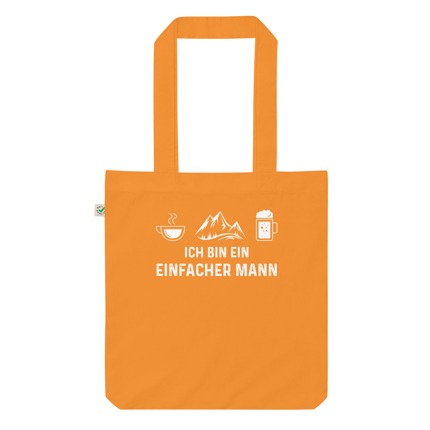 Ich Bin Ein Einfacher Mann - Organic Einkaufstasche berge