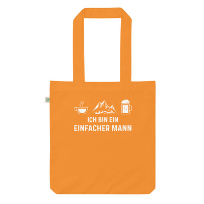 Ich Bin Ein Einfacher Mann - Organic Einkaufstasche berge