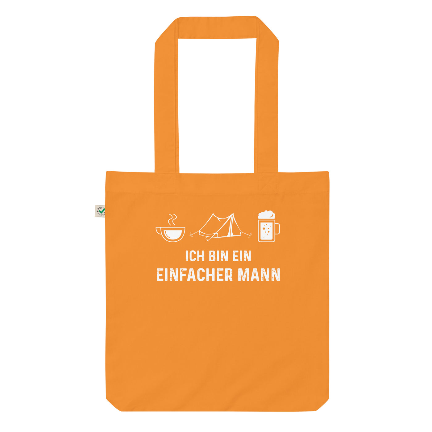 Ich Bin Ein Einfacher Mann 1 - Organic Einkaufstasche camping