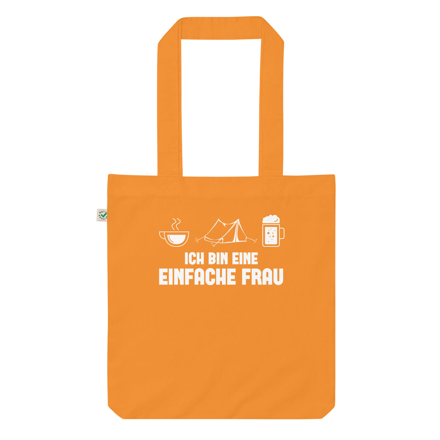 Ich Bin Eine Einfache Frau 1 - Organic Einkaufstasche camping