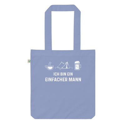 Ich Bin Ein Einfacher Mann 1 - Organic Einkaufstasche camping