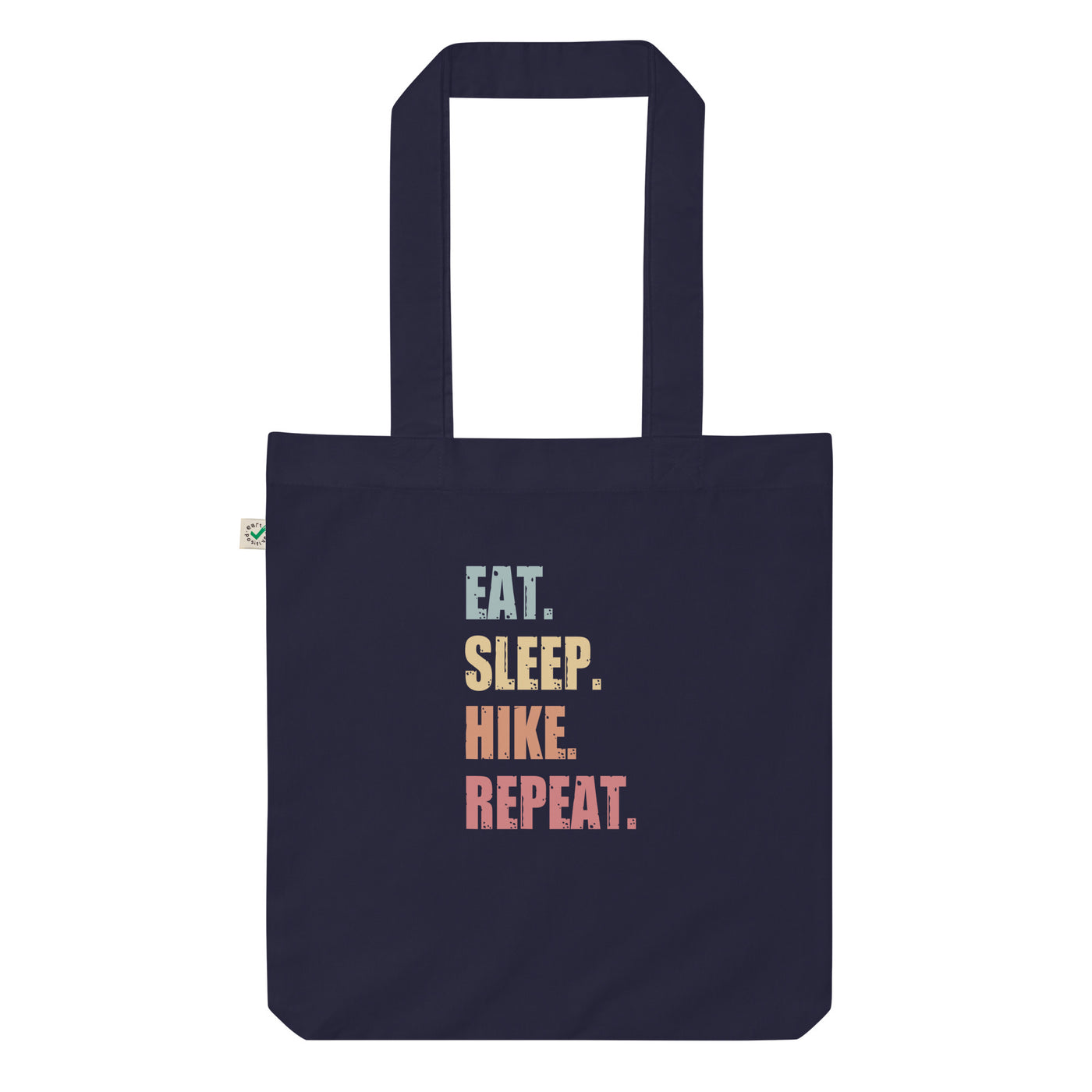 Eat Sleep Hike Repeat - Organic Einkaufstasche wandern