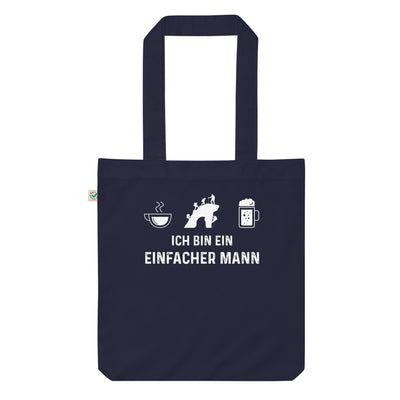 Ich Bin Ein Einfacher Mann - Organic Einkaufstasche klettern