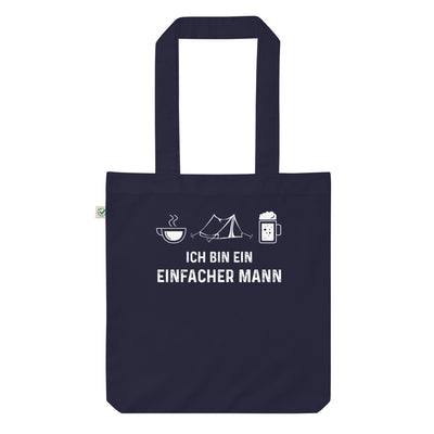 Ich Bin Ein Einfacher Mann 1 - Organic Einkaufstasche camping