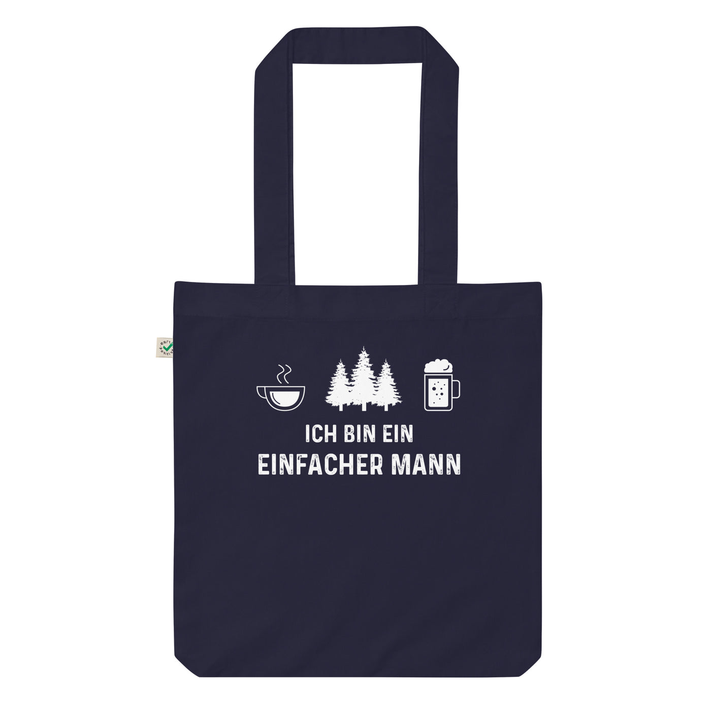 Ich Bin Ein Einfacher Mann 3 - Organic Einkaufstasche camping