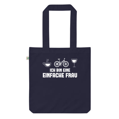 Ich Bin Eine Einfache Frau - Organic Einkaufstasche fahrrad