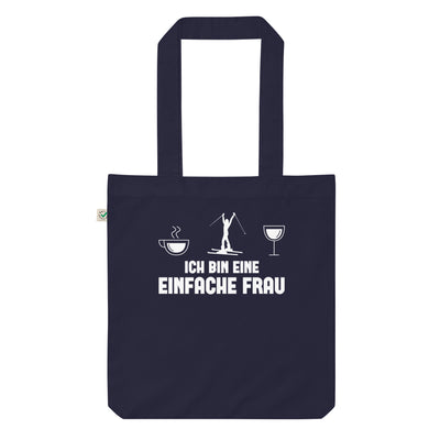 Ich Bin Eine Einfache Frau - Organic Einkaufstasche klettern ski