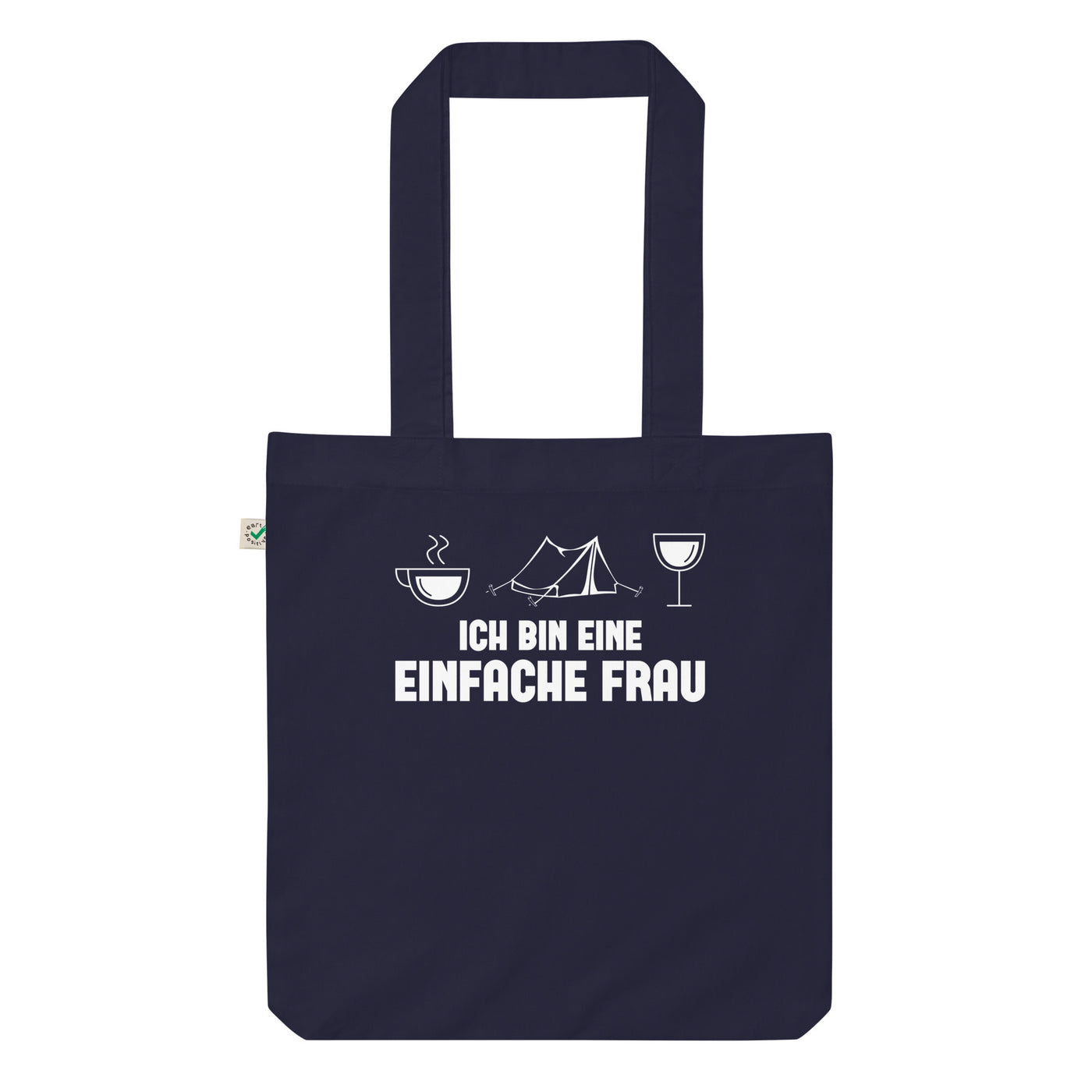 Ich Bin Eine Einfache Frau 1 - Organic Einkaufstasche camping