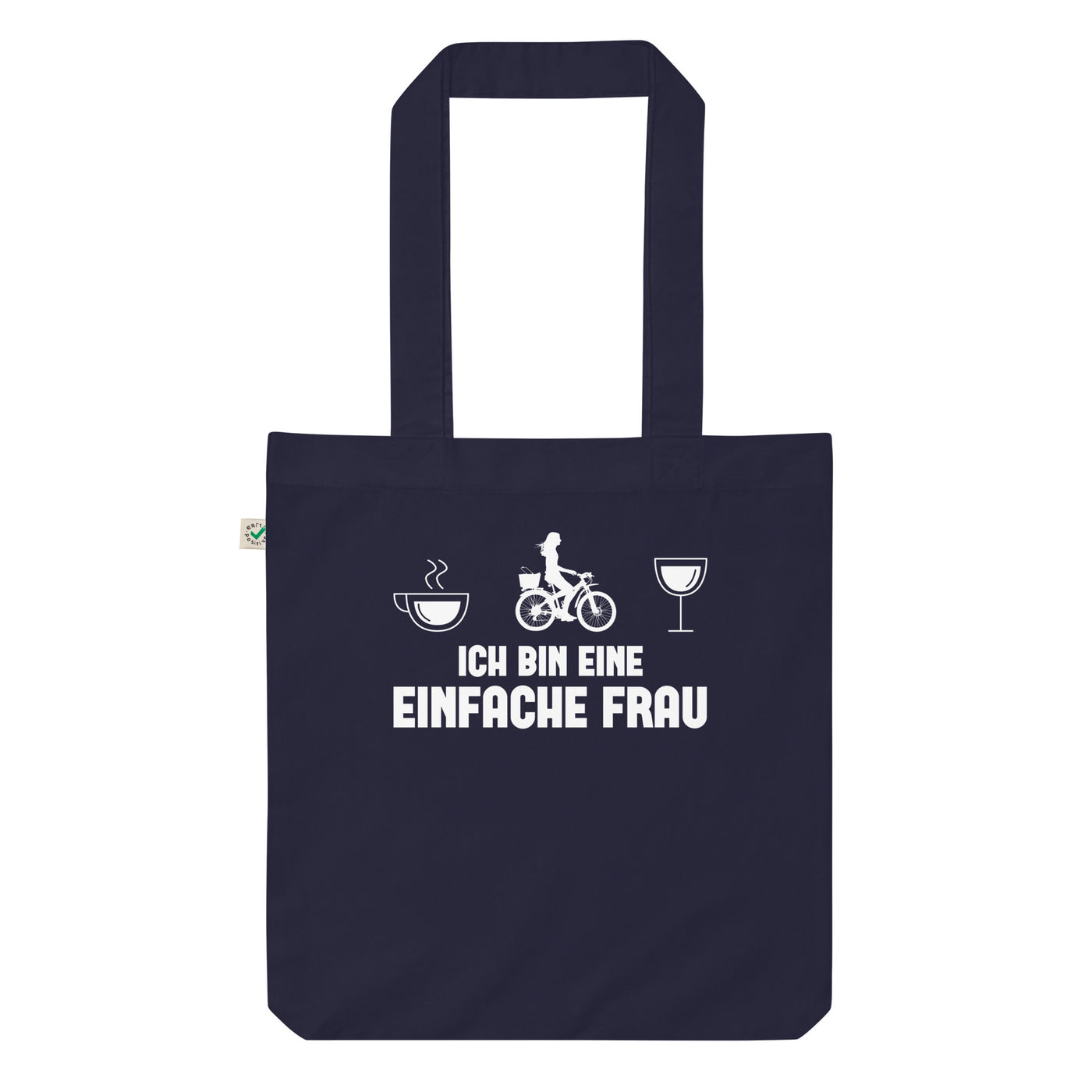 Ich Bin Eine Einfache Frau 1 - Organic Einkaufstasche fahrrad