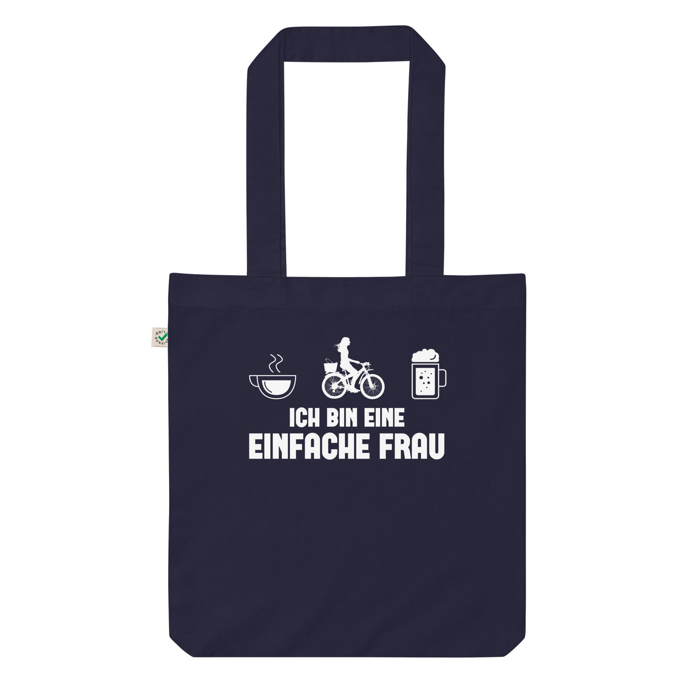 Ich Bin Eine Einfache Frau 1 - Organic Einkaufstasche fahrrad