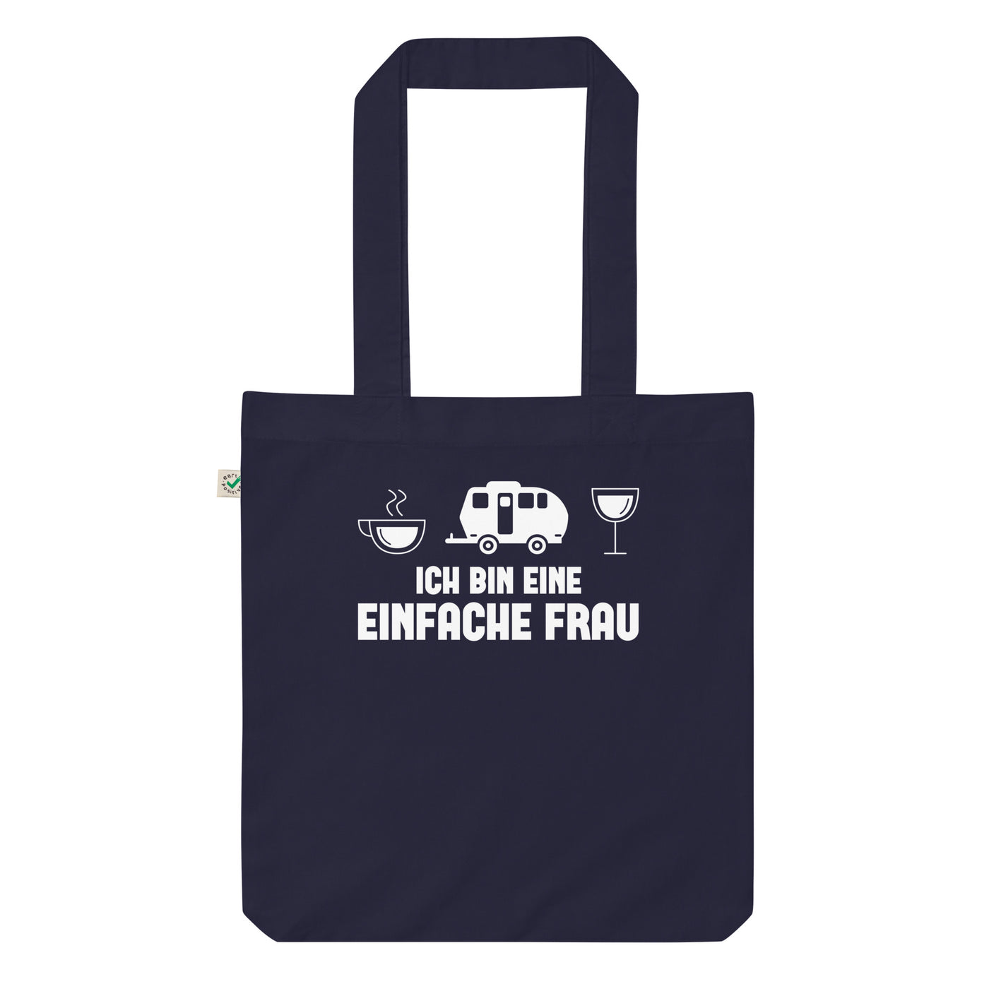 Ich Bin Eine Einfache Frau 2 - Organic Einkaufstasche camping