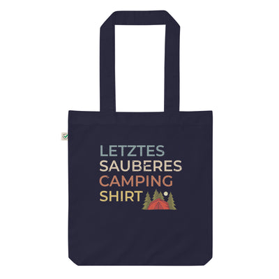 Letztes Sauberes Camping Shirt - Organic Einkaufstasche camping