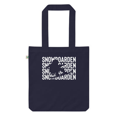 Snowboarden - Organic Einkaufstasche snowboarden