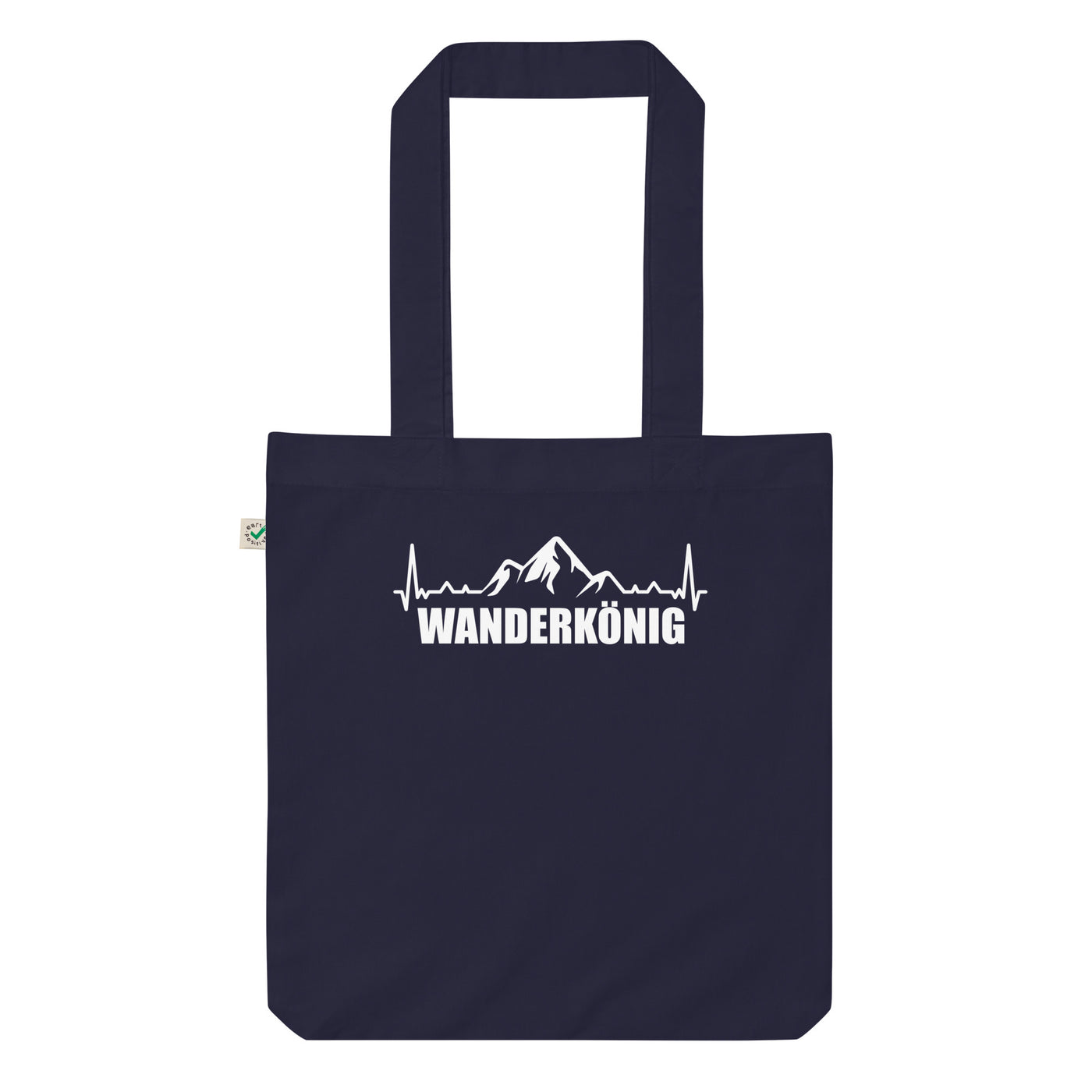 Wanderkonig 1 - Organic Einkaufstasche berge