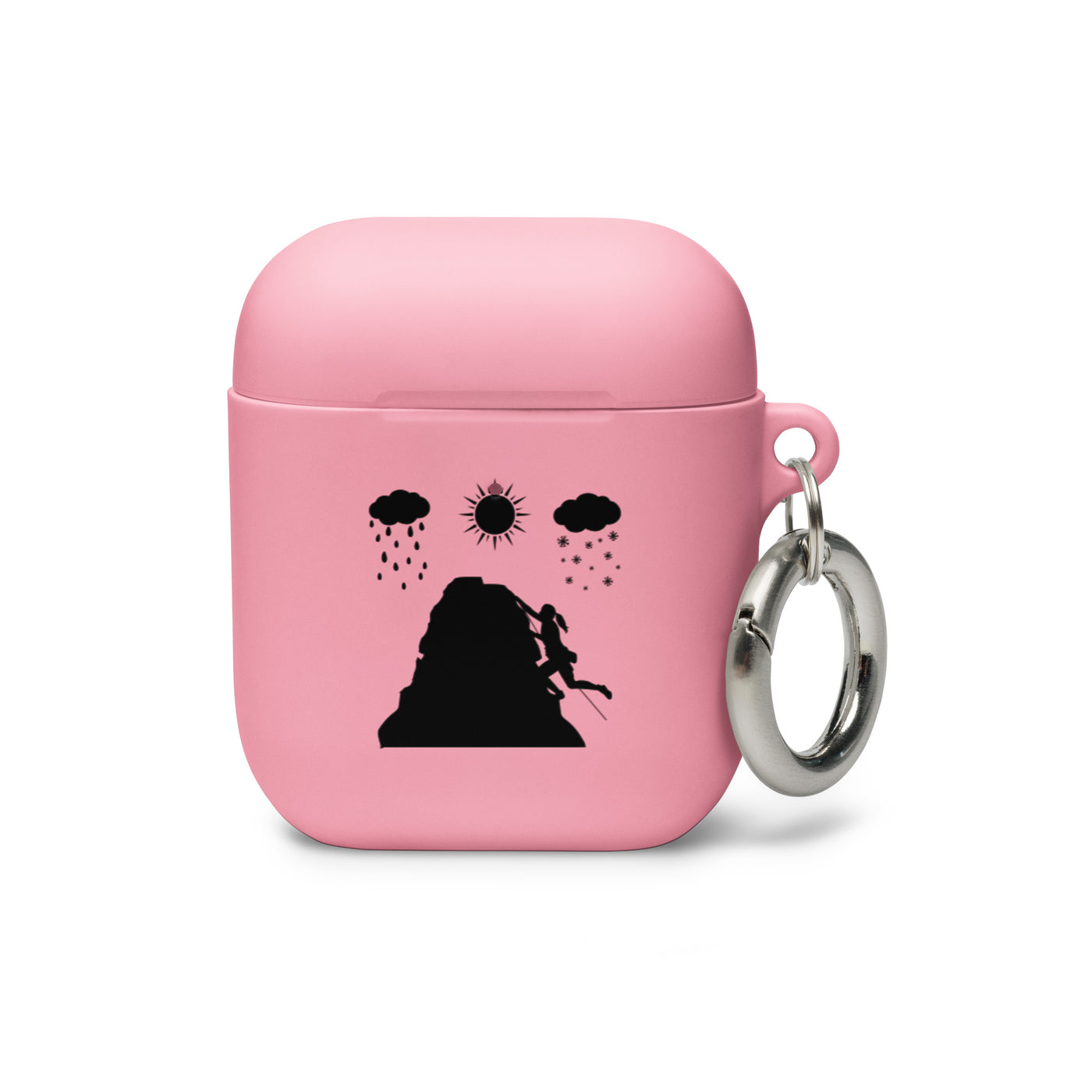 Alle Jahreszeiten Und Klettern - AirPods Case klettern Pink AirPods