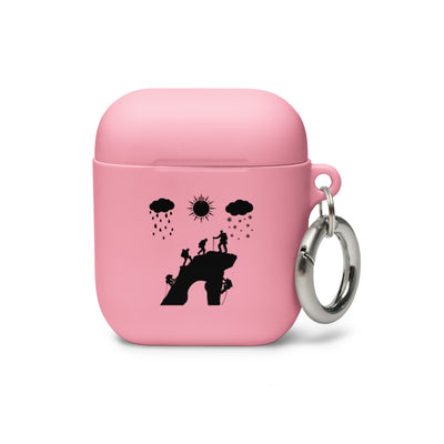 Alle Jahreszeiten Und Klettern - AirPods Case klettern Pink AirPods