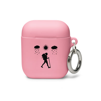 Alle Jahreszeiten Und Wandern - AirPods Case wandern Pink AirPods