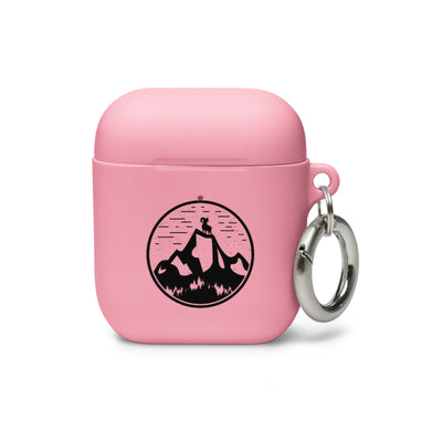 Alpensteinbock Am Berg - AirPods Case berge Pink AirPods