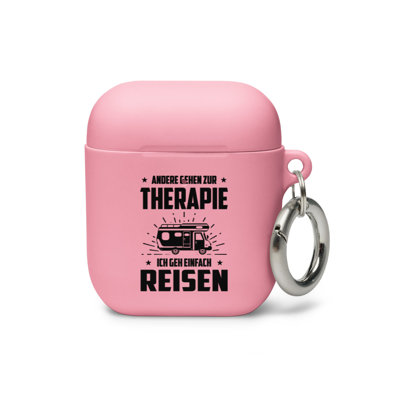 Andere Gehen Zur Therapie Ich Gen Einfach Reisen - AirPods Case camping Pink AirPods