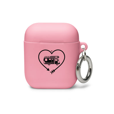 Pfeil, Herz Und Camping - AirPods Case camping Pink AirPods