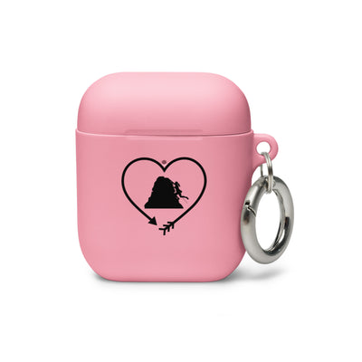 Pfeil, Herz Und Klettern 1 - AirPods Case klettern Pink AirPods