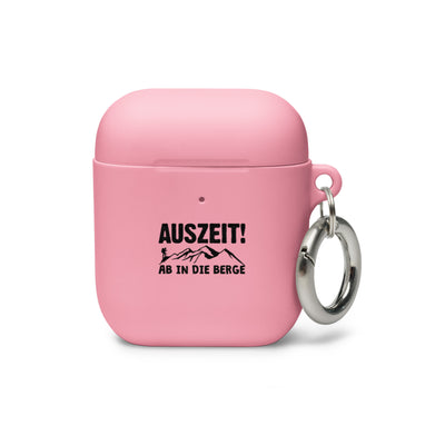 Auszeit, Ab In Die Berge - AirPods Case berge wandern Pink AirPods