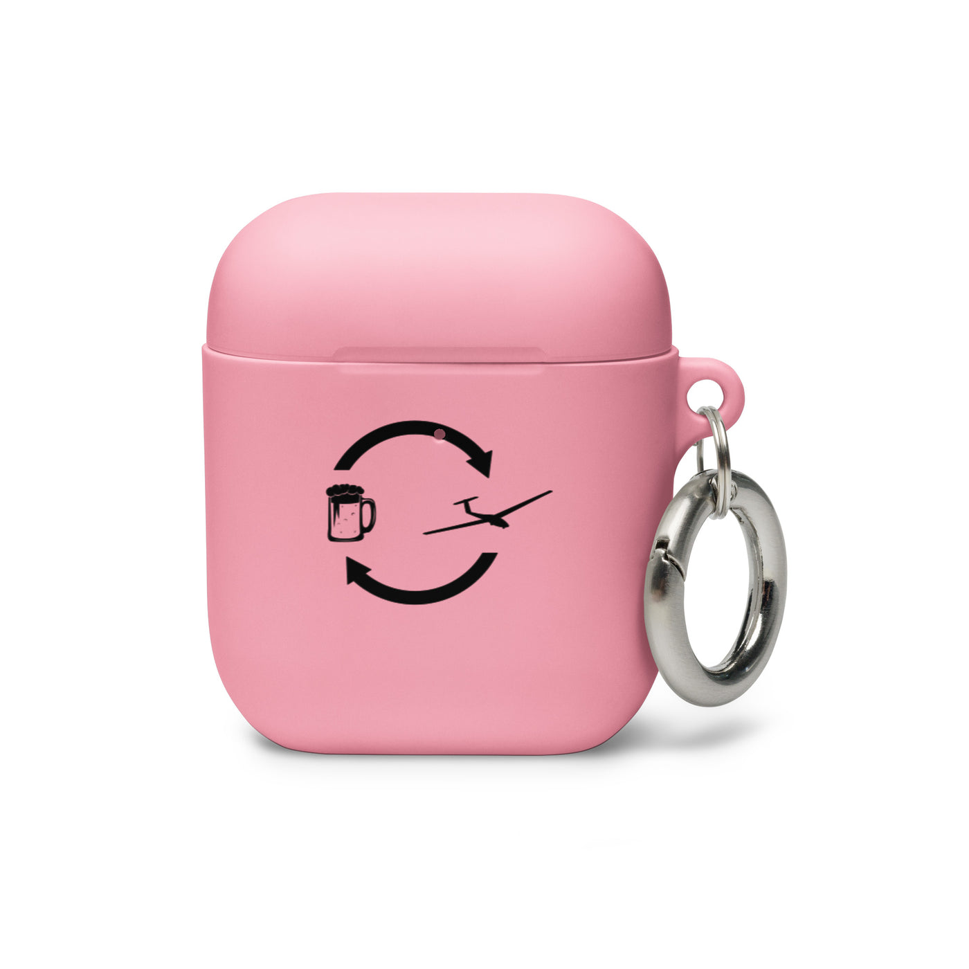 Bier, Pfeile Laden Und Segelflugzeug - AirPods Case berge Pink AirPods