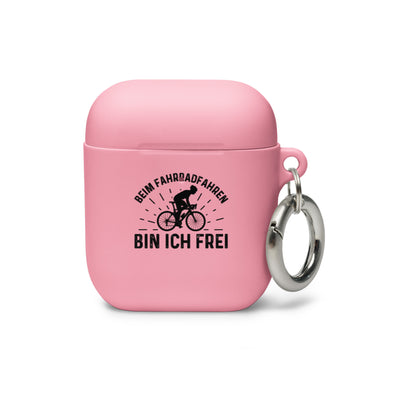 Beim Fahrradfahren Bin Ich Frel 2 - AirPods Case fahrrad Pink AirPods