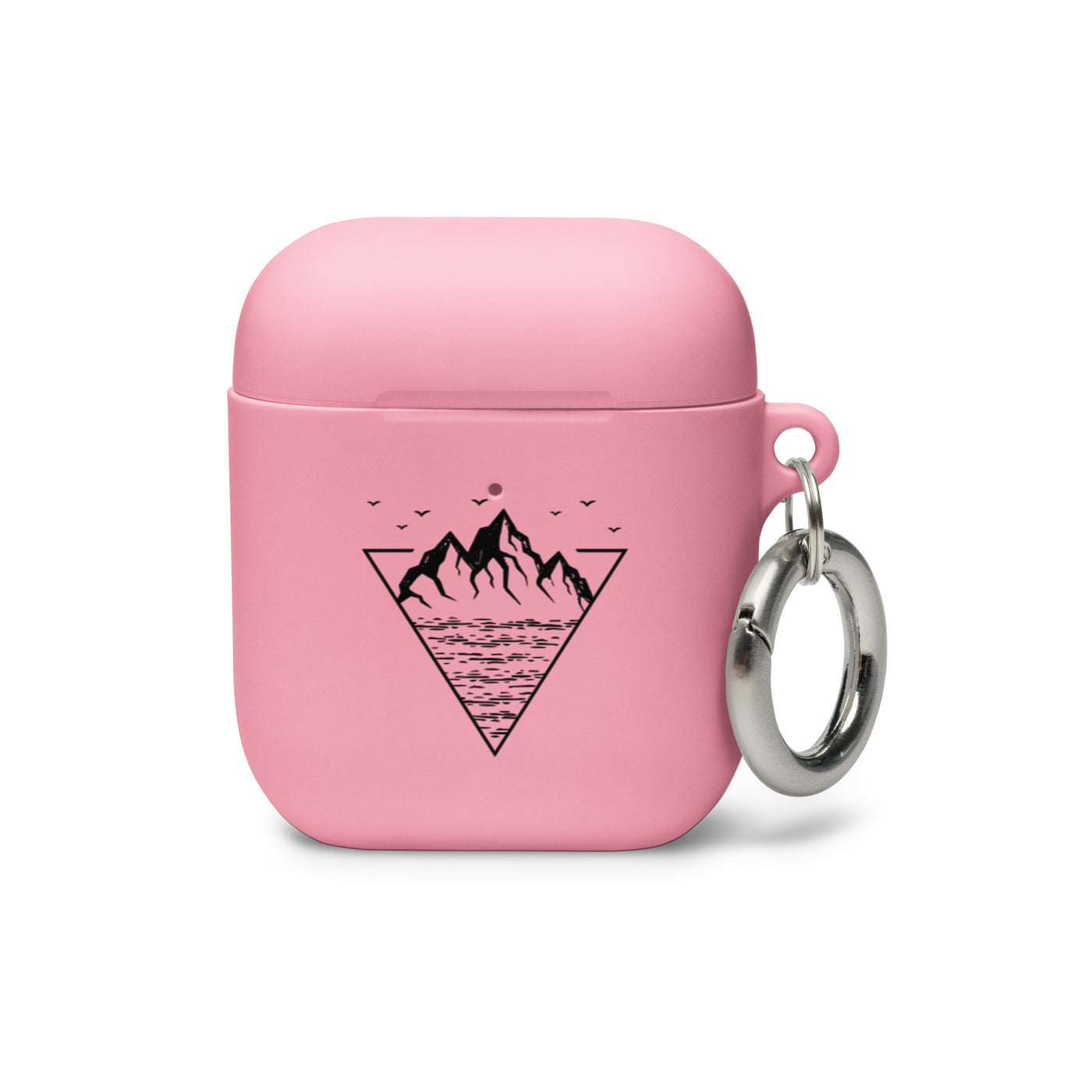 Berg Geometrisch - AirPods Case berge wandern Pink AirPods