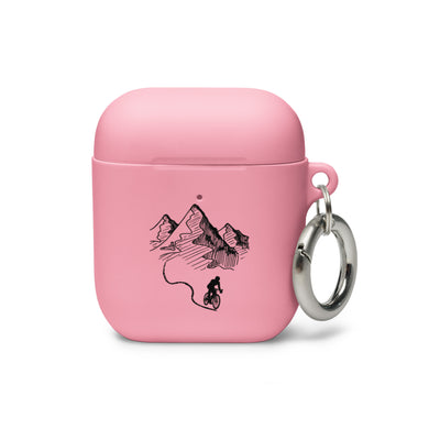 Mountainbiken - AirPods Case mountainbike Pink AirPods