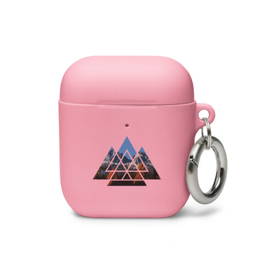 Berge Abstrakt - AirPods Case berge wandern Pink AirPods