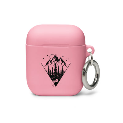 Berge Geometrisch - AirPods Case berge wandern Pink AirPods