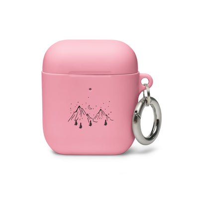 Berge Und Mond - AirPods Case berge Pink AirPods