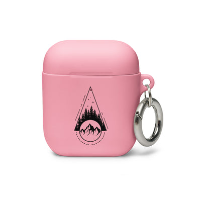 Berglandschaft - Geometrisch - AirPods Case berge Pink AirPods