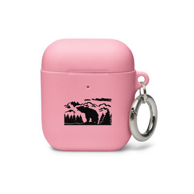 Berglandschaft Und Bär - AirPods Case berge camping Pink AirPods