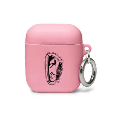 Bergsteigen Im Karabiner - AirPods Case klettern Pink AirPods