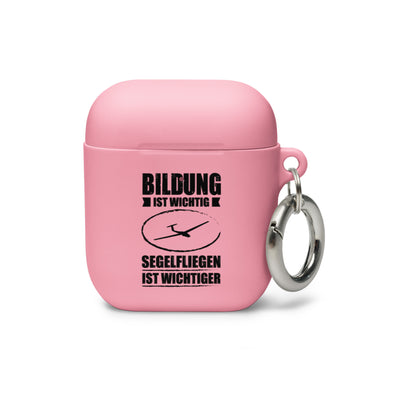 Bildung Ist Wichtig Segelfliegen Ist Wichtiger - AirPods Case berge Pink AirPods