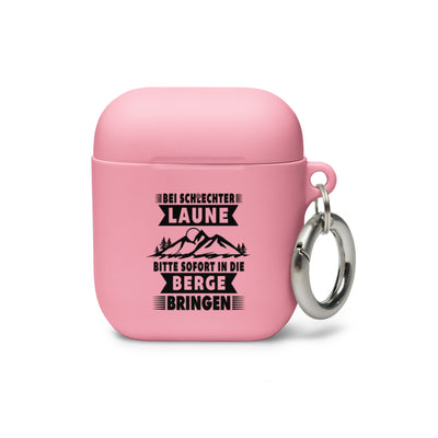 Bitte Sofort In Die Berge Bringen - AirPods Case berge wandern Pink AirPods