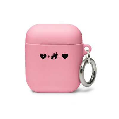 Gebrochenes Herz Und Klettern - AirPods Case klettern Pink AirPods