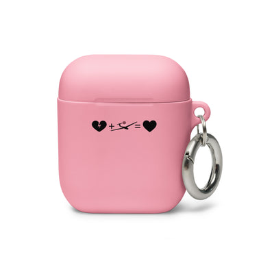 Gebrochenes Herz Und Segelflugzeug - AirPods Case berge Pink AirPods