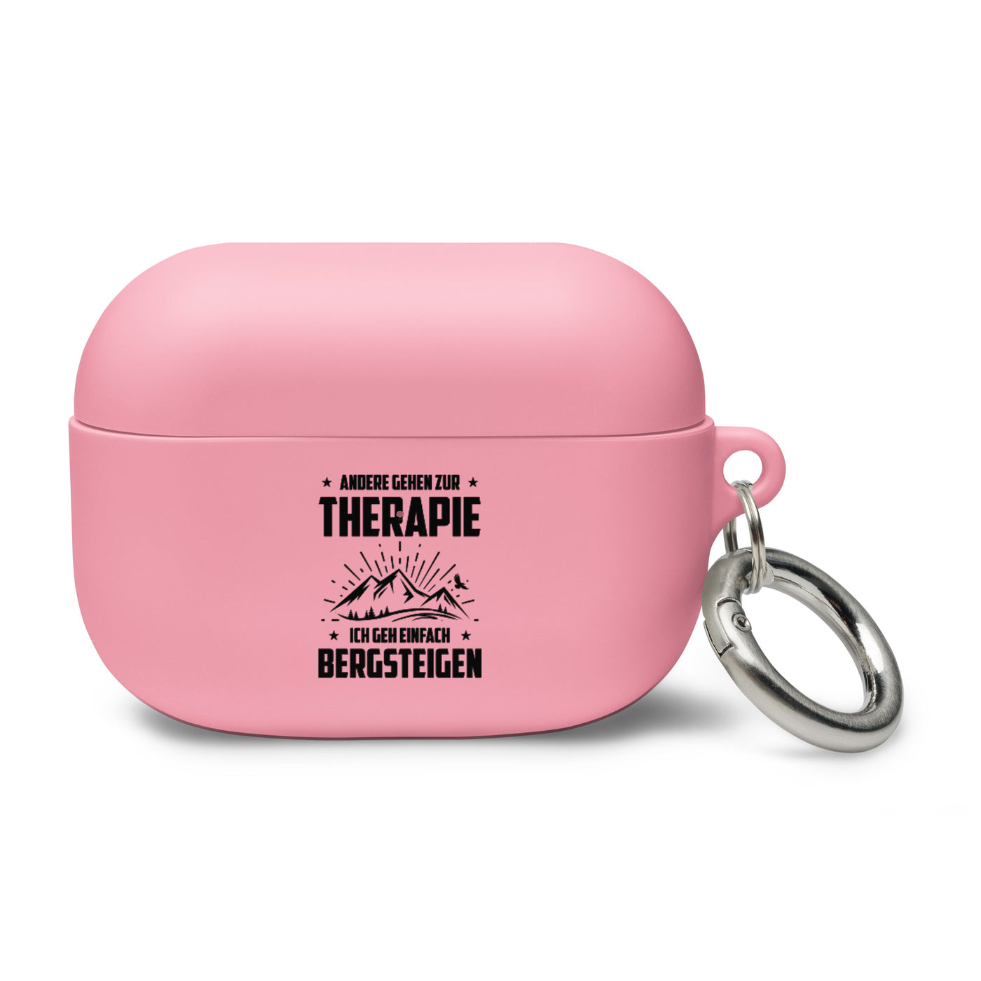 Andere Gehen Zur Therapie Ich Gen Einfach Bergsteigen - AirPods Case berge Pink AirPods Pro