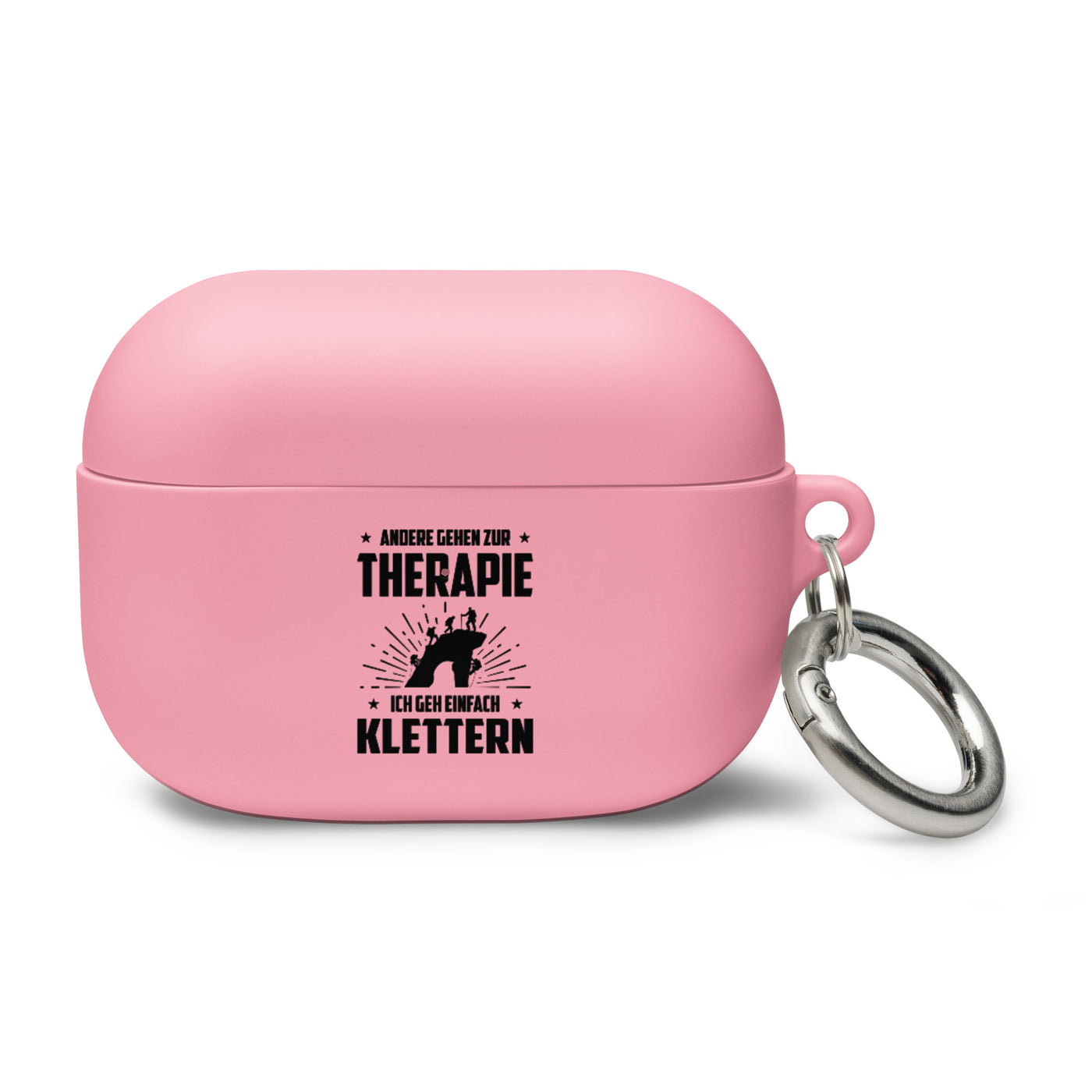 Andere Gehen Zur Therapie Ich Gen Einfach Klettern - AirPods Case klettern Pink AirPods Pro