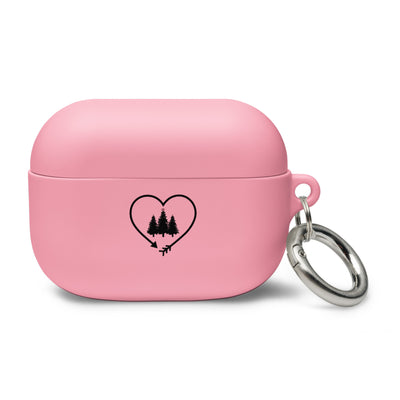 Pfeil, Herz Und Bäume - AirPods Case camping Pink AirPods Pro