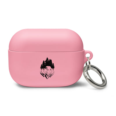 Bäume Und Bär Abstrakt - AirPods Case berge camping Pink AirPods Pro