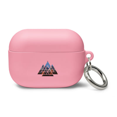 Berge Abstrakt - AirPods Case berge wandern Pink AirPods Pro